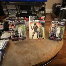Hasbro G.I. Joe 2009 Hasbro Storm Shadow Ninja and Paris. 2008 Hasbro Heli Pilot picture