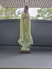 Luminescent Virgin Mary Statue, Religious Figurine, Sacred Art picture