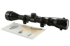 Weaver 3-9x40 Rifle Scope – New – Includes Picatinny Rail Rings  1
