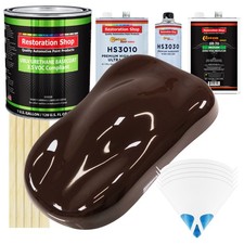 Dark Brown Premium Gallon Kit Low VOC URETHANE BASECOAT Car Auto Paint Kit picture