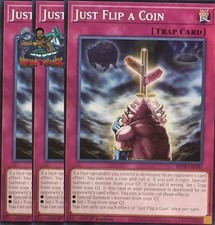 Yugioh 3x Just Flip a Coin BETB-EN083 Common 1st Ed NM picture