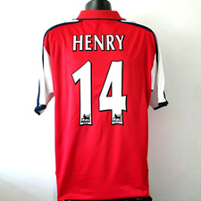 HENRY 14 Arsenal Shirt - Medium - 2000/2002 - Dreamcast Home Nike picture