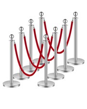 Uimoso 8Pcs Stanchion Posts Crowd Control Queue Barrier Sand Injection Base picture