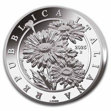 2025 Italy 1 oz Silver Flora and Fauna BU - The Daisy picture