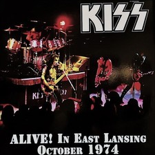 Kiss Alive In East Lansing October 1974 Red Vinyl LP Live Hotter Than Hell New picture