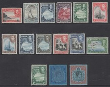 Bermuda 1936 - 1951 KGV, KGVI MH Collection, Values to 2/6 LH VF CV $127.65 picture