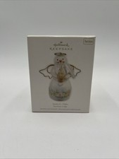 Hallmark Ornament Anna G. Halo Snowtop Lodge 2011 Angel Snowman Series 7th New picture