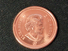 Canada 2007 RCM LOGO  1 Cent Steel One Canadian Penny Coin Magnetic BU picture