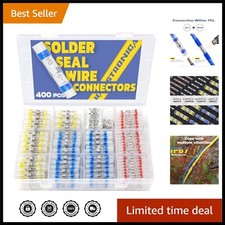 400PCS Versatile Waterproof Heat Shrink Butt Connectors for DIY & Professionals picture
