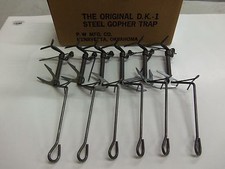 6 DK-1 Death Klutch Gopher Trap Mole Trap Trapping Mole (6 Pack) picture
