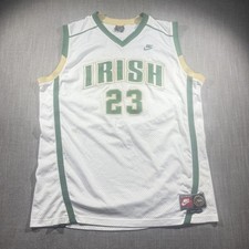 LeBron James Jersey St Vincent St Mary Irish Mens XXL White Green Nike 2003 picture