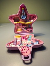 Vintage Bluebird Polly Pocket Star-Shaped Compact Doll Playset Plastic 1992 picture