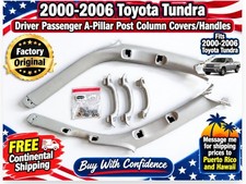 OEM ✅2000-2004 Toyota Tundra Access Cab A-Pillar Trim Covers Grab Handles Gray picture