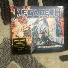 Megadeth United Abominations CD Signed Autographed James Lomenzo picture