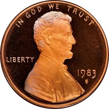 1983-S Lincoln Cent Proof DCAM picture