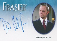 SCARCE VHTF  Frasier Autograph Card of David Hyde Pierce as Niles Crane  G2U picture