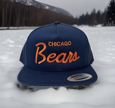 Vintage Chicago Bears Snap Back Hat Cap 90s Christmas Vacation Clark Griswold picture