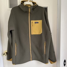 Patagonia R2 TechFace Full Zip Hoodie Jacket Men’s Green Size XL Basin Green picture