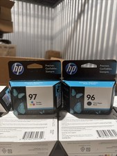 HP 96 / HP 97 -2 Ink Cartridges - Black, Tri-color / 2021 Best Date On Ebay/ picture