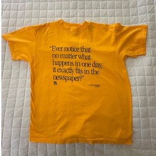 Vintage Jerry Seinfeld Quote Shirt Mens Large Single Stitch SPJ Retro 90s Comedy picture