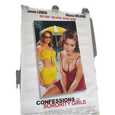 1994 Confessions Of Sorority Girls Original One Sheet Rolled Movie Store Poster picture