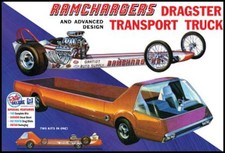1/25 Ramchargers Dragster & Transporter Truck picture