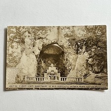 Antique RPPC Real Photograph Postcard Grotto Catholic Shrine Portland OR picture