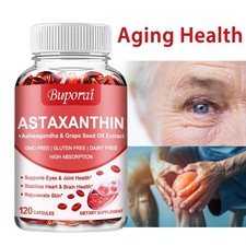Astaxanthin 24mg - Heart and Cardiovascular Health, Support Antioxidant Activity picture