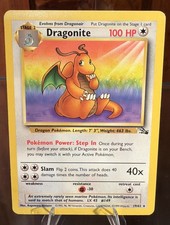 Pokémon TCG Dragonite Fossil Set 19/62 Vintage WoTC picture