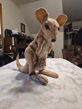 Vintage Steiff Kangoo Kangaroo Mohair Plush 11