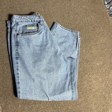 EMPYRE Men's Size 30 Light Wash Denim Relaxed Straight Leg Streetwear Jeans picture