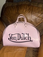 Vintage Von Dutch large bowling bag handbag - Pink picture
