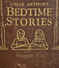 1941 Uncle Arthur's Bedtime Stories Volumes 17-20 Vtg Books for Children Kids picture