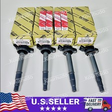 Denso OEM 90919-02258 Ignition Coils Spark Plugs kit For Toyota Corolla Prius picture