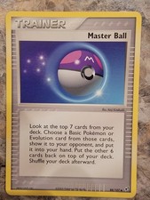  Trainer Master Ball 2005 Pokémon Nintendo Vintage Card  A133 picture