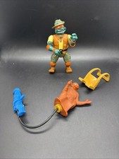 1995 TMNT Safari Mike Michaelangelo Figure Playmates With Monkey And Accessory picture