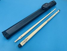 LONGONI CAROM CUE NATURAL  TO PLAY 3 CUSHION BILLIARDS WITH CASE picture