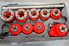 Ridgid 9-Die-Head Pipe Threader Set 1/8