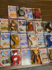 2000 TY McDonald's Teenie Beanie Babies COMPLETE SET of 11 BEARS Sealed + Bonus picture
