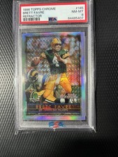 Brett Favre 1996 Topps Chrome Refractor PSA 8 Low Population picture