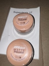 2x Sealed New Maybelline DREAM MATTE MOUSSE Foundation 