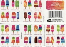 2018 Frozen Dessert Theme, 100 Permanent Stamps Creative stamp collectibles picture