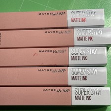 Maybelline New York Super Stay Matte Ink Lip Color, 5 Loyalis New Lot Of 5 picture