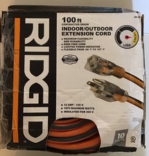 RIDGID 866886 100 ft. 10/3 Contractor Grade Indoor/outdoor Extension Cord New picture