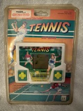 1991 Tiger Grandstand Electronic Tennis Game Handheld LCD Display, New Sealed picture