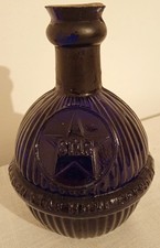 Vintage Harden Star cobalt blue glass fire extinguisher  picture