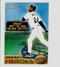 KEN GRIFFEY JR ⚾ INSERT ⚾ 1999 PACIFIC * HOME RUN HEROES #3 *  picture