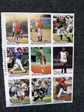 2008 SI For Kids Usain Bolt #294 RC Nadal Bosh Uncut 9 Card Sheet picture