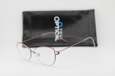 NEW LINDBERG NO 065/E7A2 COL. PU12 BROWN GUNMETAL AUTHENTIC EYEGLASSES 52-13 picture