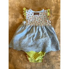 Matilda Jane Bugs Bubble romper 12-18M, Girl, storybookcore, Whimsical,  retro picture